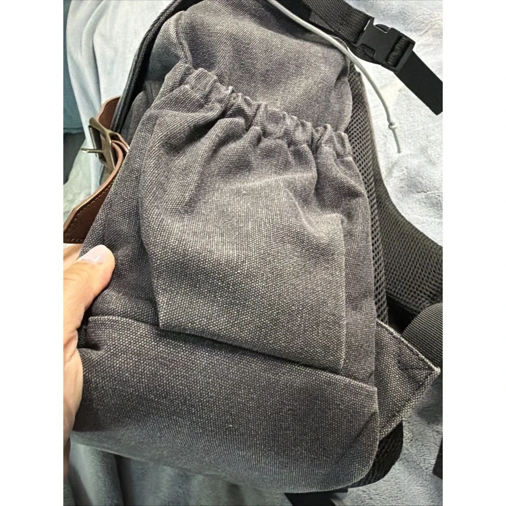 BAGSMART Waterproof Camera Backpack DSLR SLR Laptop Tripod Bag - Gray